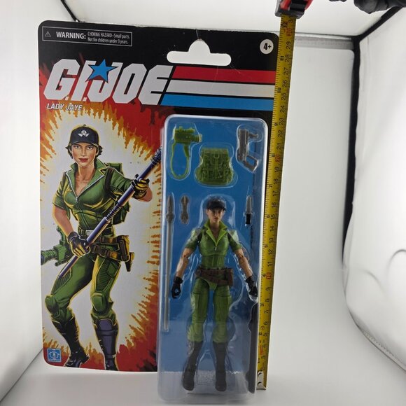 2022 Hasbro G.I. Joe: Classified Series Lady Jaye Retro Card Action Figure NEW - Picture 7 of 7